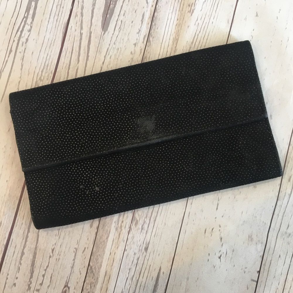 HANS KOCH LTD. Soho New York Suede Clutch Bag